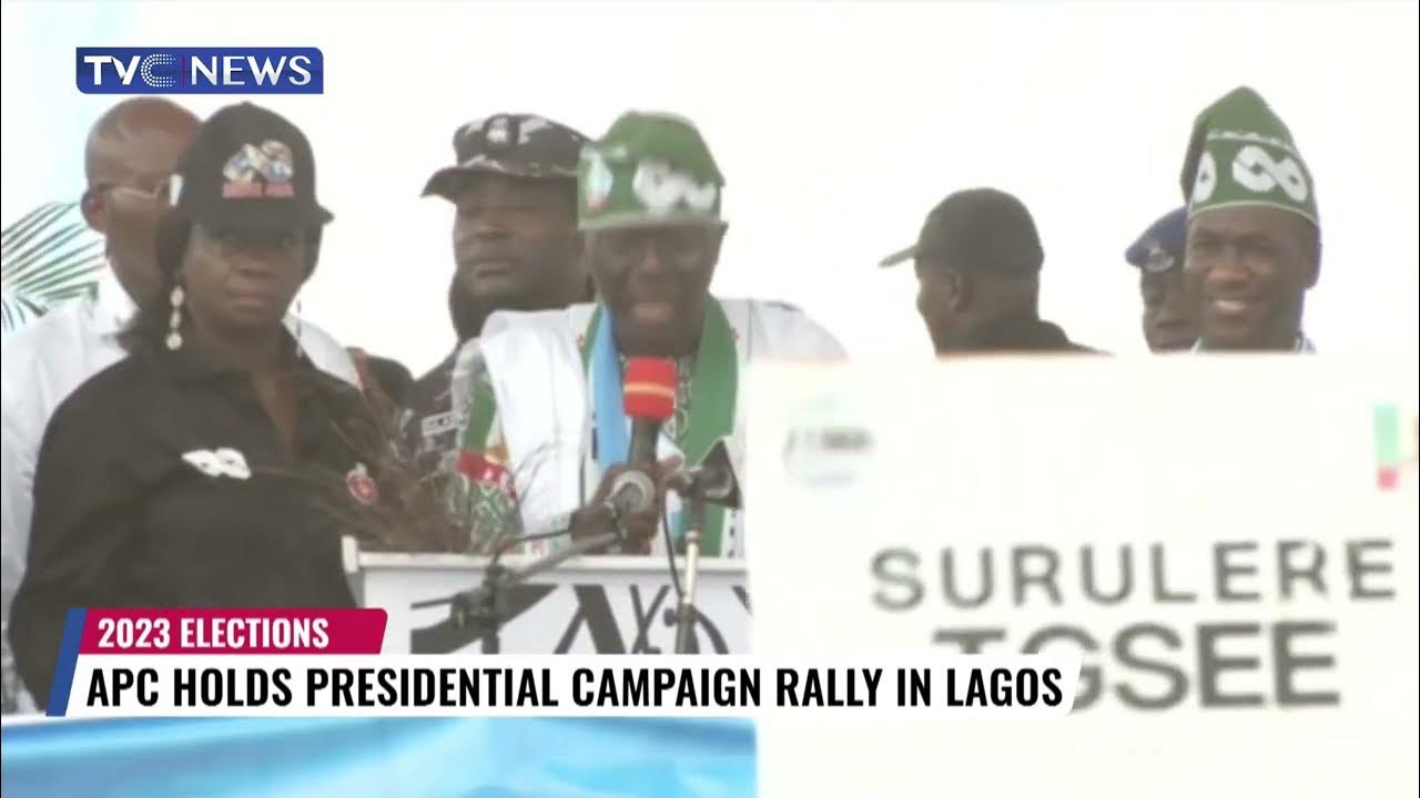 VIDEO: Tinubu Flags Off Presidential Campaign Rally in Lagos