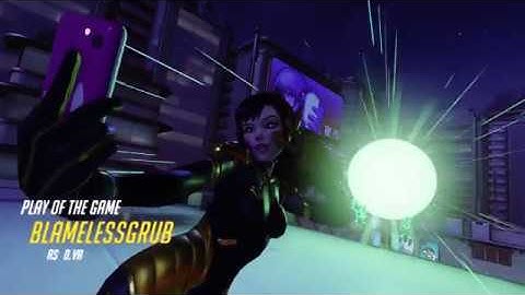 Overwatch - D.VA Sextuple/Team Kill With Ult (Competitive)
