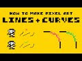 Constructing Lines and Curves in Pixel Art (Tutorial)