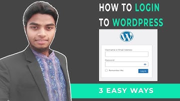 how to login into wordpress  admin panel