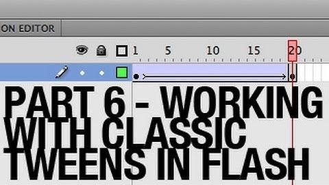 Working with Classic Tweens in Flash - Part 6 - Tweening 2 Objects at the Same Time