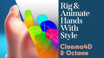Cinema 4D Tutorial - Rigging & Animating a Hand