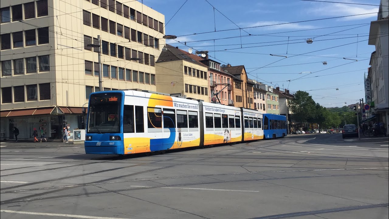 Straßenbahn Kassel am Stern 2021