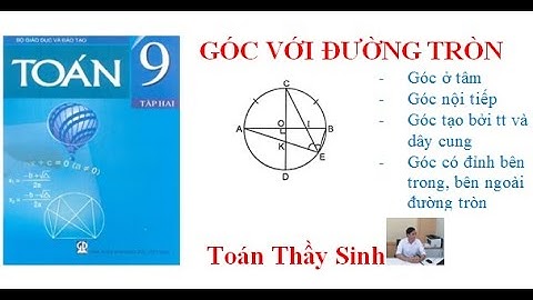 Góc ở tâm là gì góc nội tuếp là gì năm 2024