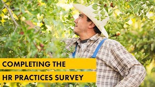 2018 Compensation and HR Practices Survey | COMPLETING THE HR PRACTICES SURVEY