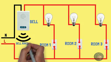 DOOR BELL WIRING DIAGRAM MULTIPLE SWITCH AND SERIES LAMP