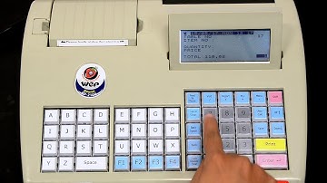 WeP BP-2100 Billing Printer Hindi-How To Edit A KOT-16