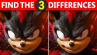 🕵️‍♂️ Only a Spot the Difference Master Can Solve This! Sonic 3 Movie Challenge! 🎮 | Quiz DingDong screenshot 3