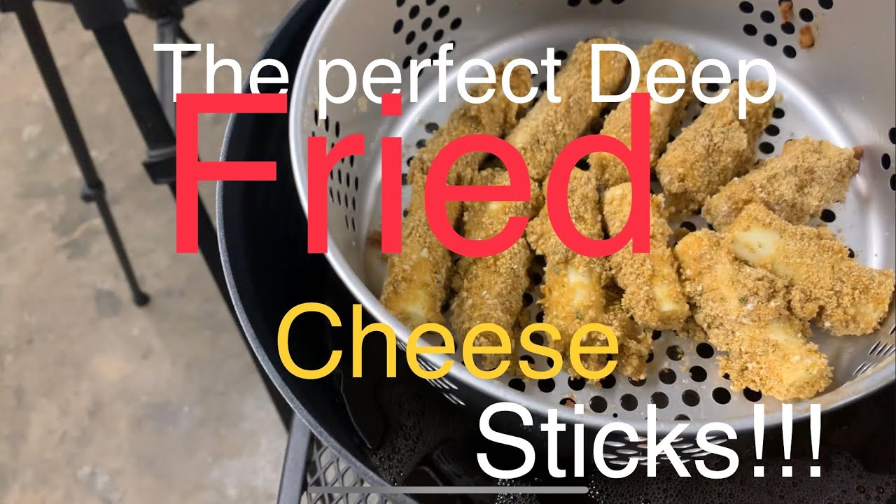 How To Make The Perfect Deep Fried Cheese sticks - YouTube