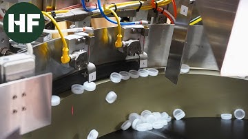 Custom Centrifugal Feeder with Automated Changeover | 275 PPM Cap Feeding System