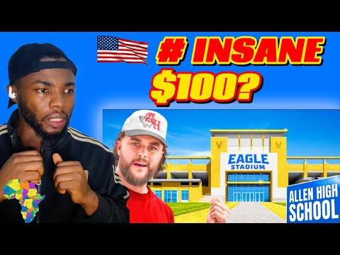African Guy Reacts To "Inside The LARGEST High School In Texas ($100 Million)"