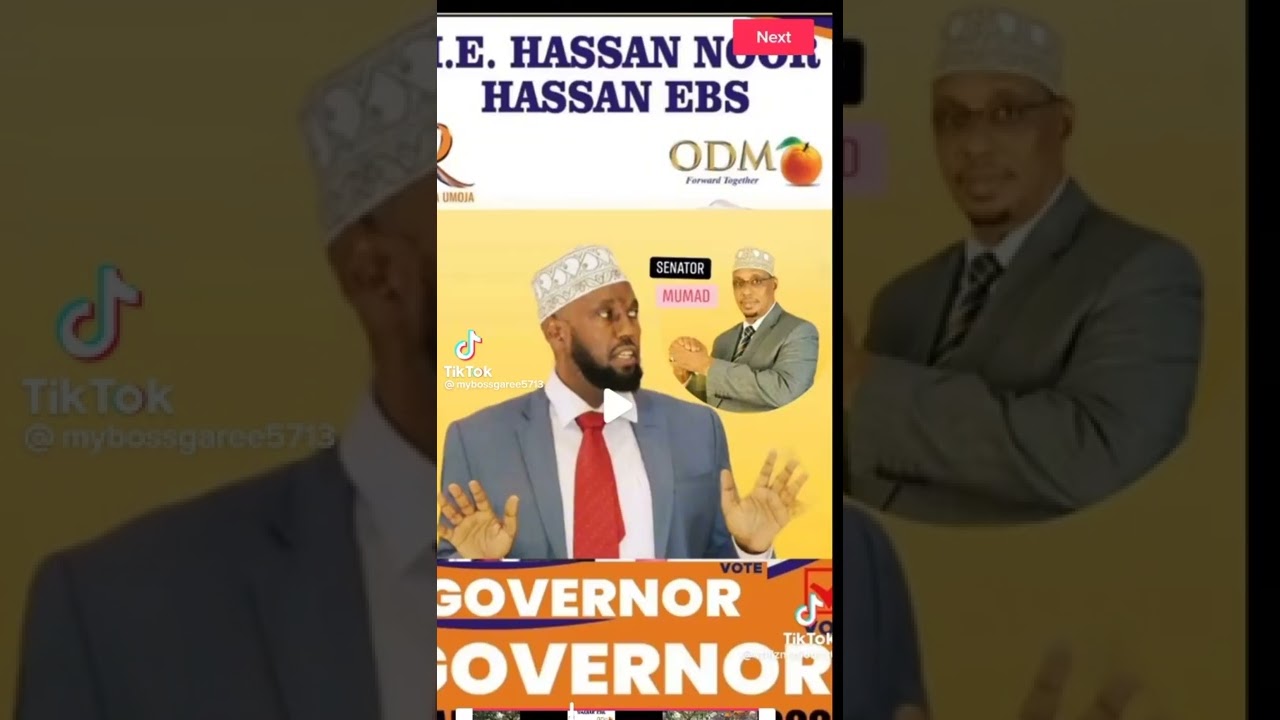 ODM GUBERNATORIAL ASPIRANT FOR MANDERA COUNTY 2022. HON HNS