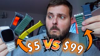 Apple Watch Ultra Third Party Bands vs Genuine - $5 or $99?!