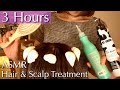 [ASMR] Sleep Recovery #4 | 3 Hours Hair & Scalp Treatment | No Talking