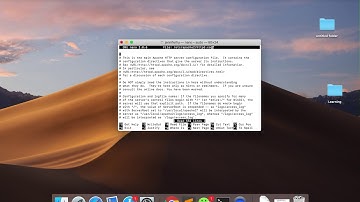 how to setup apache and PHP on MAC