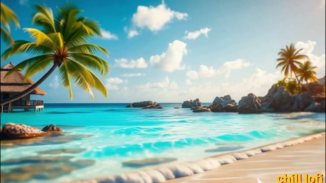 🍃 Lofi Chill Summer Coffee Vibes ☕ Ocean Sounds 🌊 Chillhop Beats for Focus