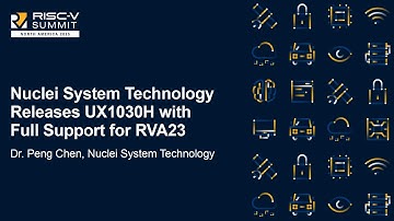 Nuclei System Technology Releases UX1030H with Full Support for RVA23 - Dr. Peng Chen