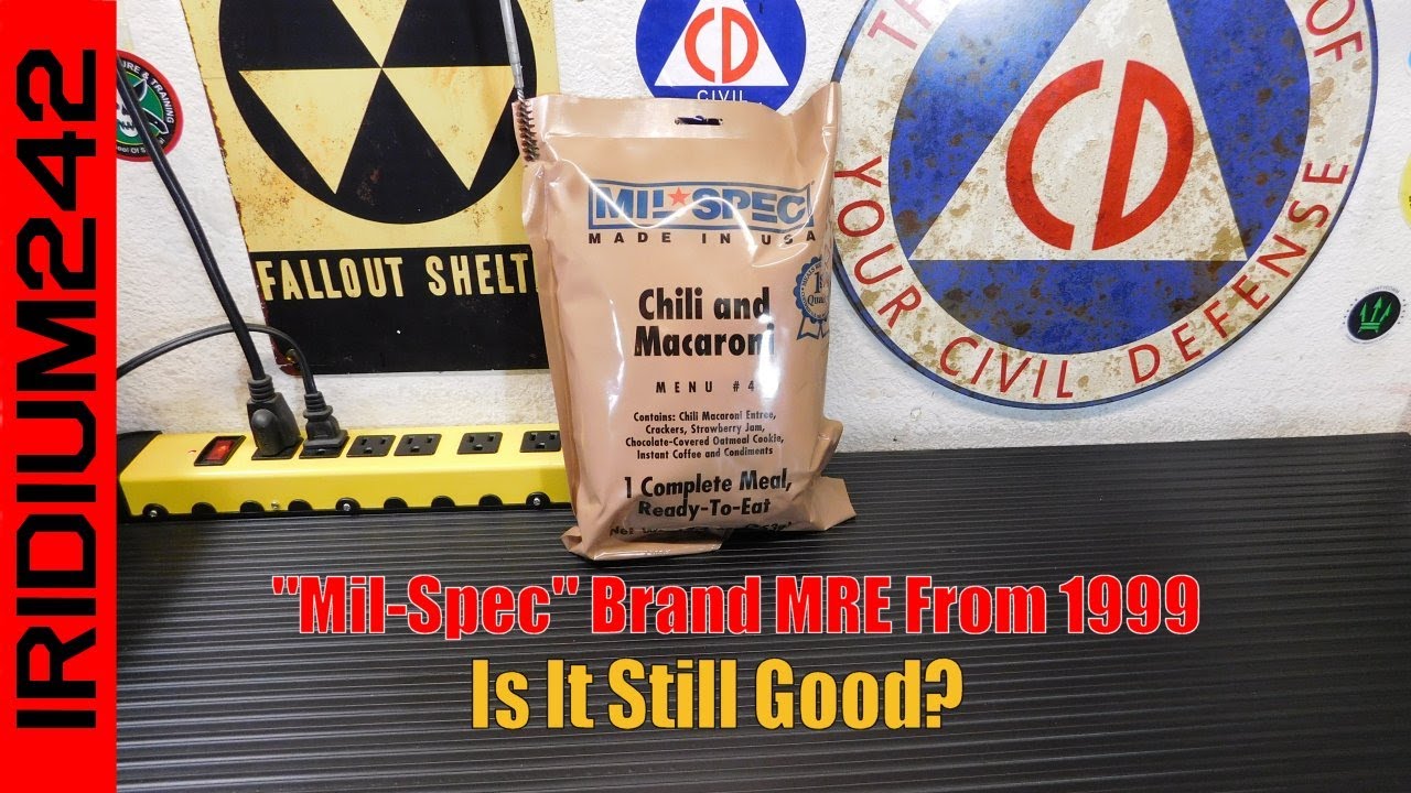 Testing Out An Old Wornick "Mil Spec" Brand MRE From 1999 YouTube