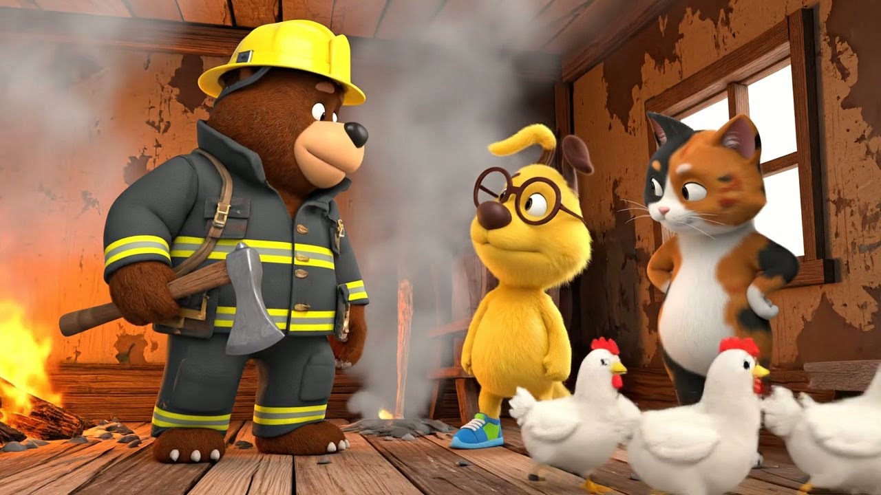 Dash & Sable: City Under Fire! A Realistic 3D Animation Animal Rescue Epic.