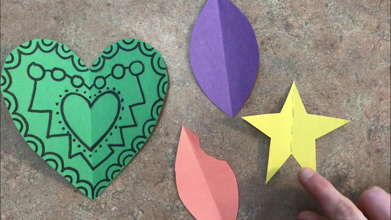 A Little Trick for Cutting Symmetrical Hearts - Make and Takes