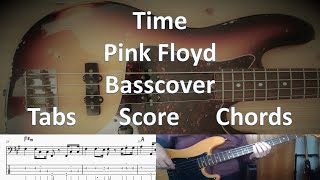 Pink Floyd with Time. Bass Cover Tabs Score Chords Transcription
