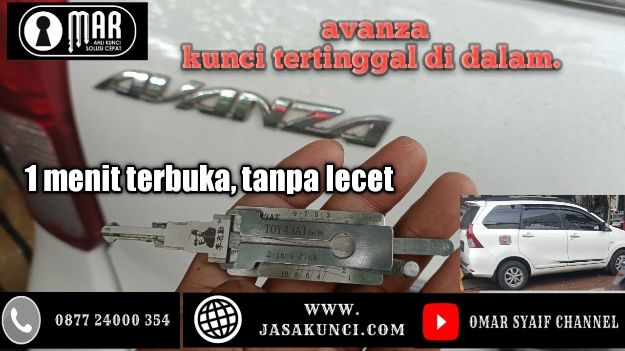 cara membuka kunci mobil avanza. cara buka kunci mobil avanza