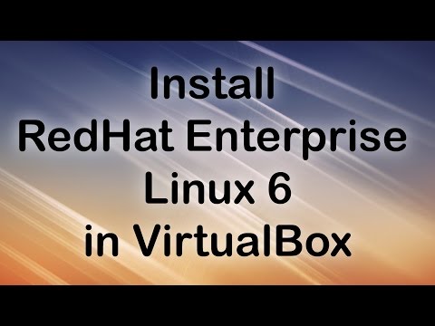 Install RedHat Enterprise Linux 6 in VirtualBox