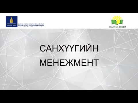 Видео: Санхүүгийн менежер