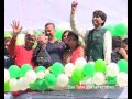 Arvind Kejriwal addressing after winning