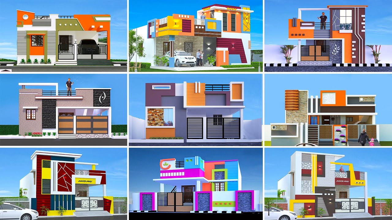 30+ Beautiful Modern Single Floor House Front Elevation Designs ...