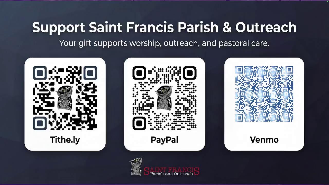 First Sunday of Lent Mass - Year A - Saint Francis Parish and Outreach