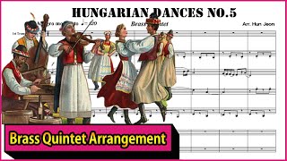 Hungarian Dances No.5 (Brass Quintet Arrangement)