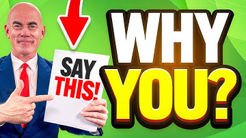 WHAT MAKES YOU THE BEST CANDIDATE FOR THE JOB? (How to ANSWER this TOUGH INTERVIEW QUESTION!)