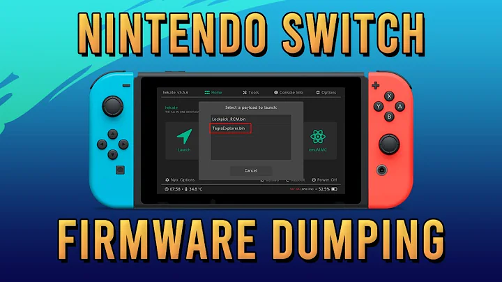 How To Dump Nintendo Switch Firmware 2023