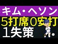 キム・ヘソン オープン戦5打席無安打にエラーも。韓国メディアはライバルのキケやエドマンの不調を願っている。最低の国