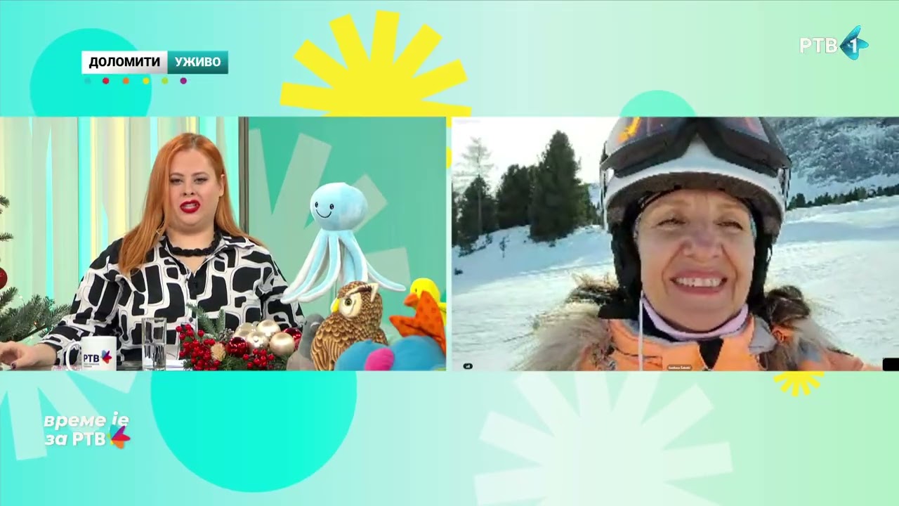 Vreme je za RTV| Nina Martinović Armbruster o skijanju i skijalištima na Dolomitima