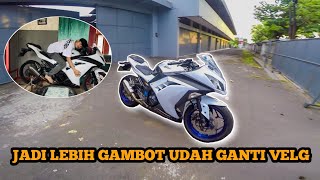GANTI VELG NINJA 250 FI DARI JARI JARI JADI UP SIZE screenshot 1