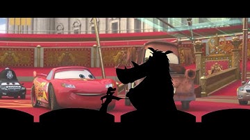 Timon and Pumbaa Interrupt 8 Cars II: The International Adventure