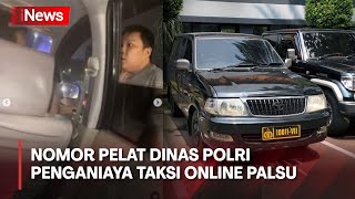 Aksi Koboi di Jalanan, Polisi Sebut Pelat Kendaraan Dinas Polri Penganiaya Sopir Taksi Online Palsu