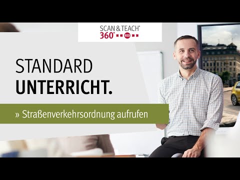 StVO aufrufen - Tutorial SCAN & TEACH 360° RED