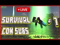 🔴 SURVIVAL con SUBS 👽 INVASION F 👽 #7 ¡Al fin se PUEDE usar HIERRO! ⚔️ #live #minecraftpe