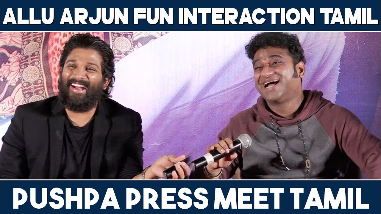 Thalapthy Vijay, Allu Arjun Sema Jolly Interaction Tamil | Pushpa Press Meet Tamil | TTN