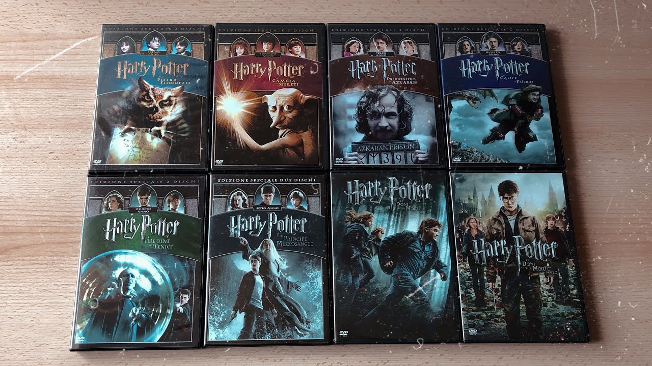 DVD Harry Potter: 8 Film Collection (Italian Edition 🇮🇹)