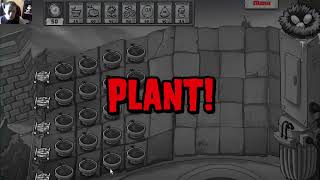 я играю Plants vs Zombies Horror Edition я прошел сложная крыша прохождение серия 5 финал