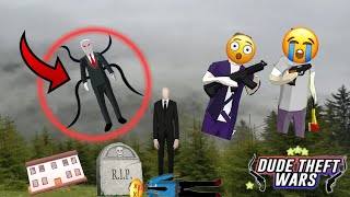 Richie Gets Killed By Slenderdude😱 | Dude Theft Wars