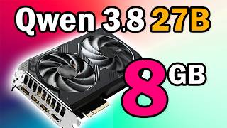 I ran Qwen3.8 27B on single 8GB Card! (Better than expected)