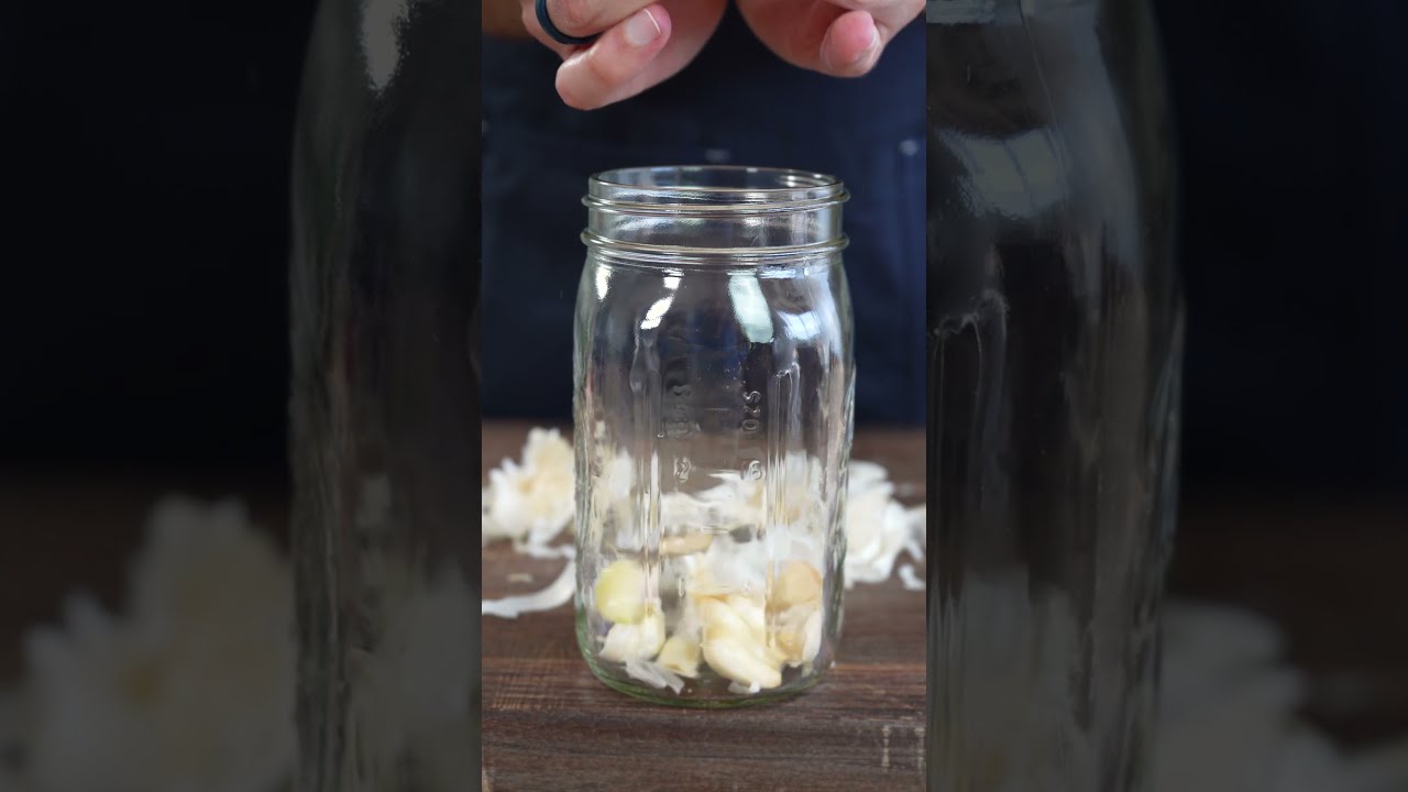 Easiest Way To Peel Garlic 