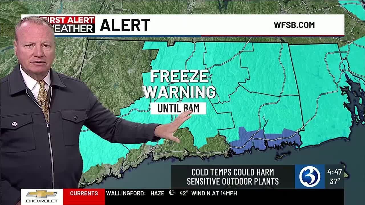 Technical Discussion: A FIRST ALERT for widespread frost this morning ...