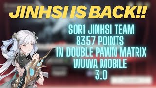 S0R1 jinhsi hyper scores 8357 in DPM [Mobile Run Showcase] screenshot 2