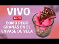 Nadie te enseña esto: cómo pegar granas en velas SIN que se caigan 😳🔥